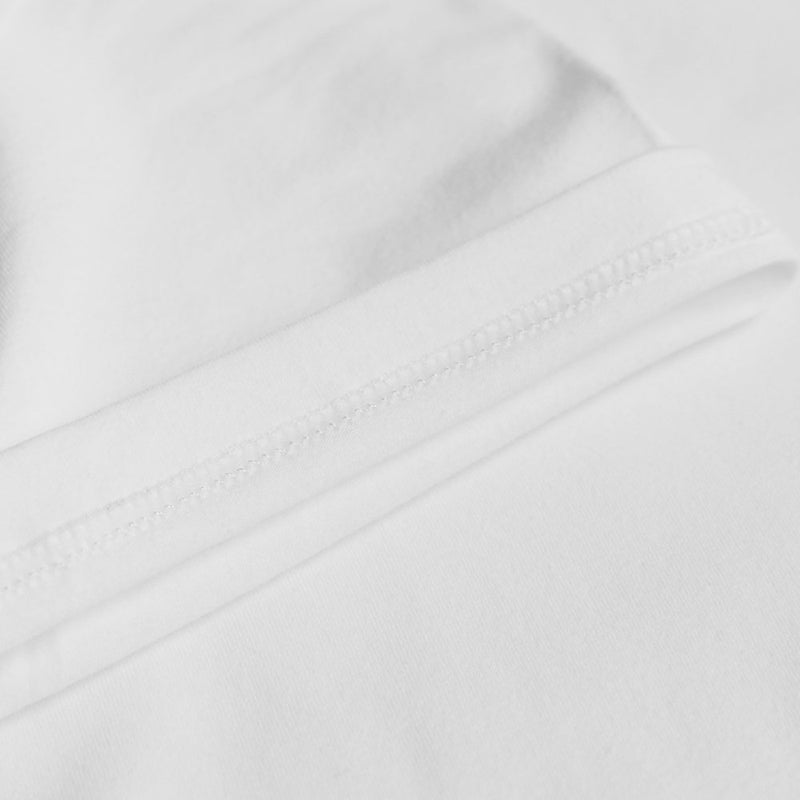 palglg Mens Short Sleeve Cotton Muscle Slim Fitted Sport Henley T-Shirt with Button White M - Image 5